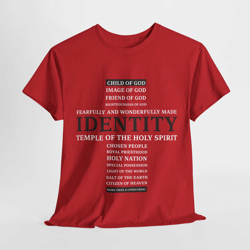 Identity T Shirt Red