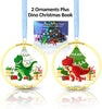 Christmas Book With Set of Two Dinosaur Ornaments